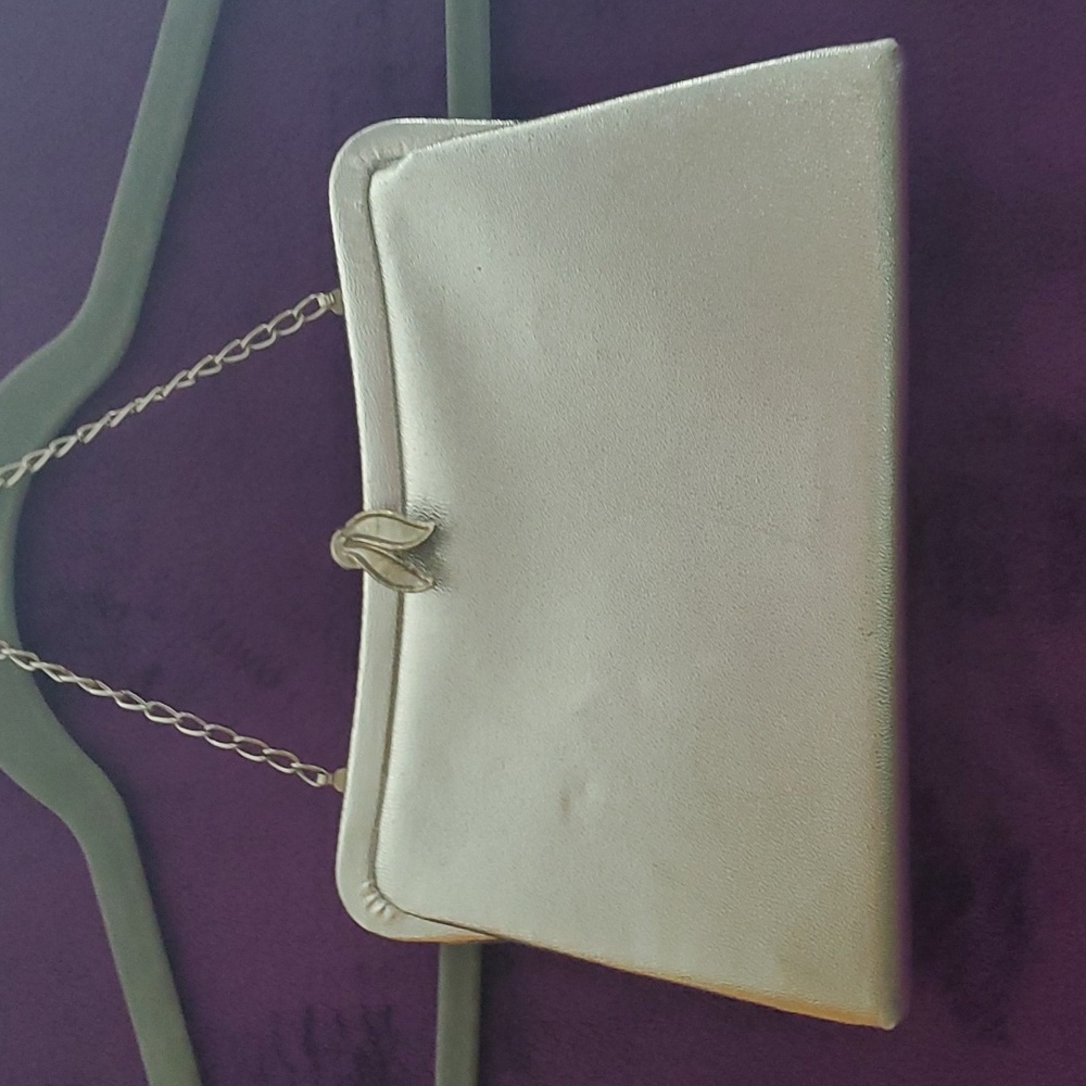 Unbranded silver clutch